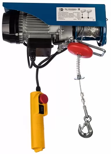 TOR PA 250/500 кг 30/15 м Таль электрическая с тележкой арт. 1043472